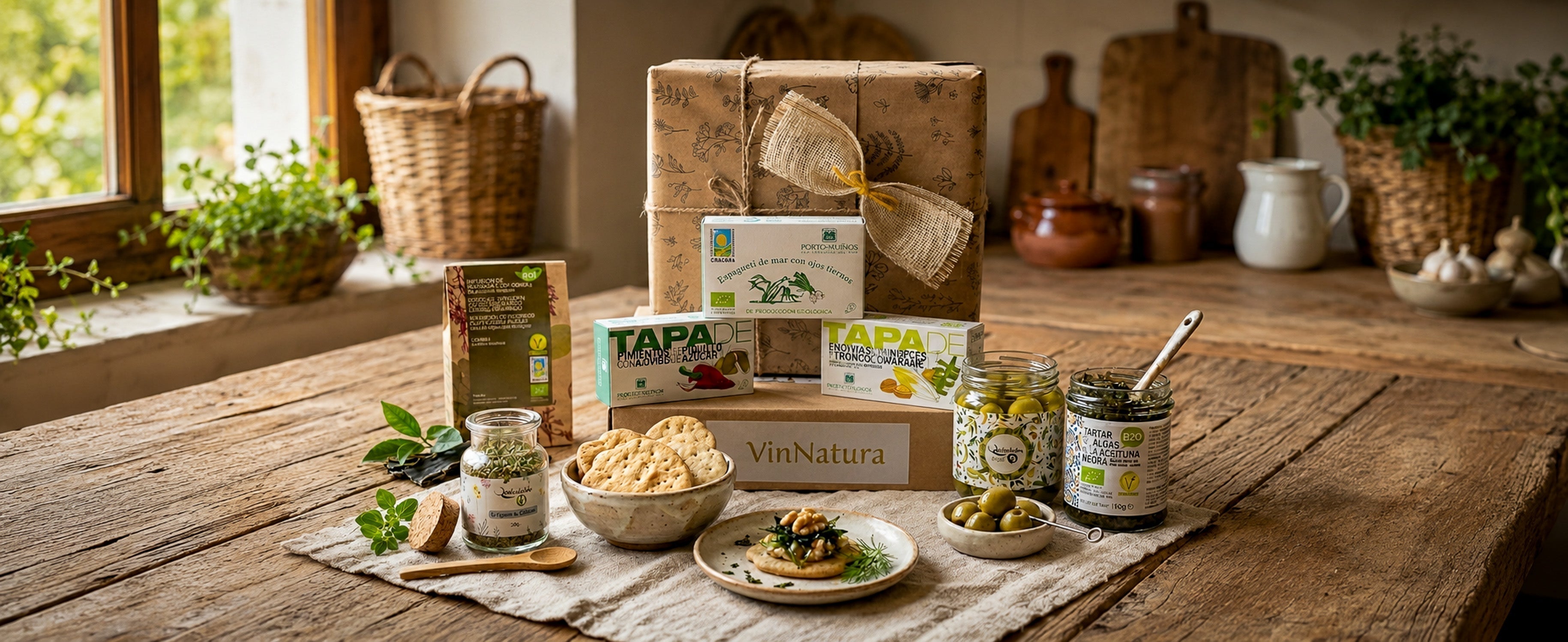 Regalos gourmet veganos de Galicia de VinNatura
