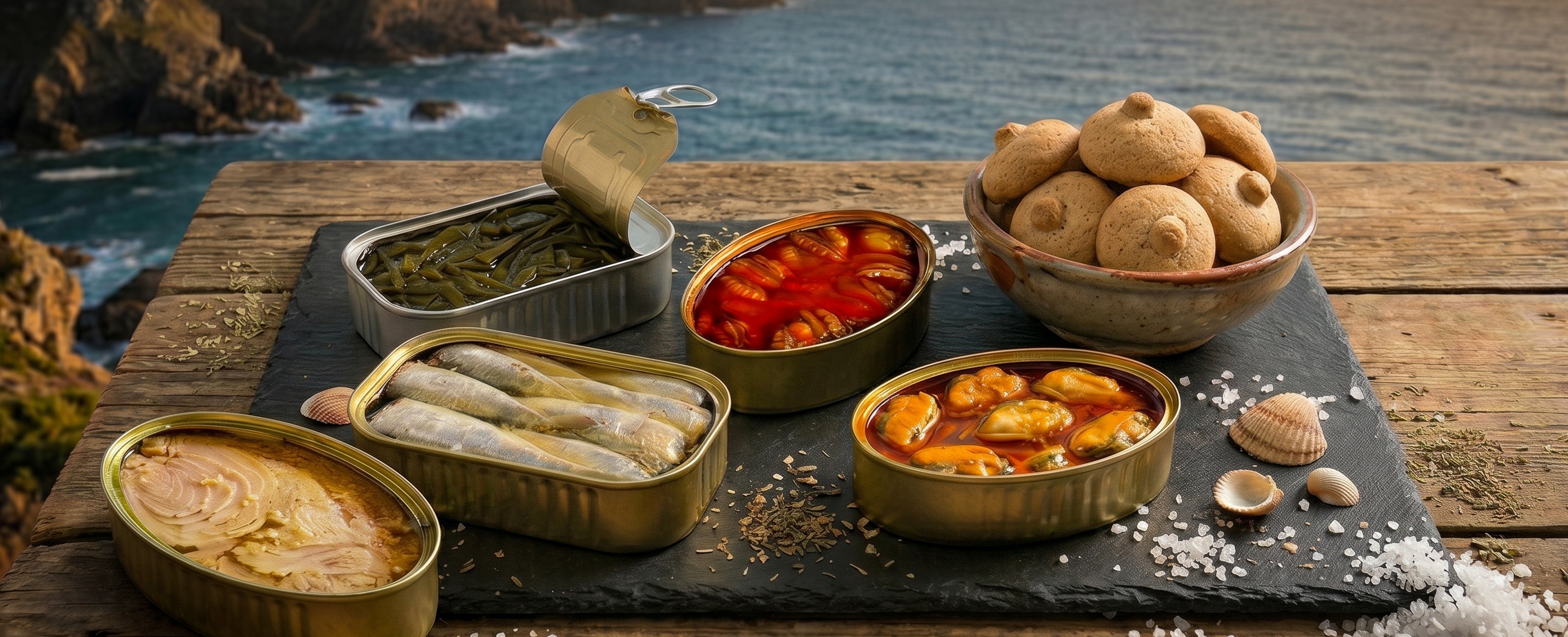 Caja de regalo Sabor a Mar con conservas gourmet de Galicia