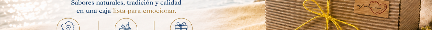 Banner Packs Gourmet de Galicia. Sabores naturales, tradición y calidad en un pack de regalo