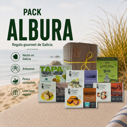 Regalo Gourmet de Galicia Albura, iconos de calidad