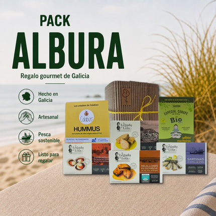 Regalo Gourmet de Galicia Albura, iconos de calidad