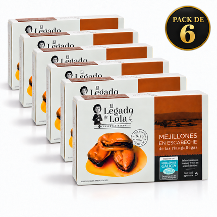 Mejillones Grandes en Escabeche 8/12