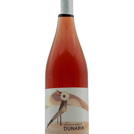 Botella de vino ecológico rosado, Dunaria.