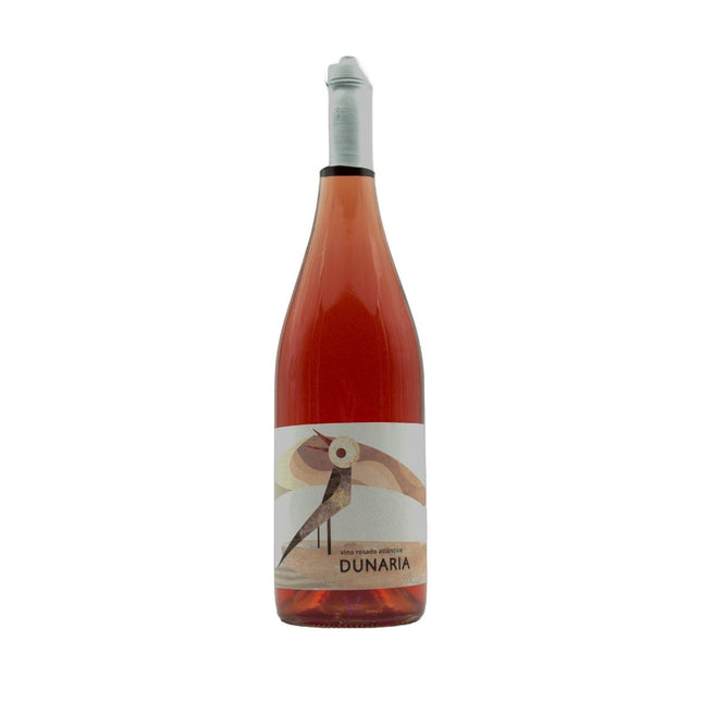 Botella de vino ecológico rosado, Dunaria.
