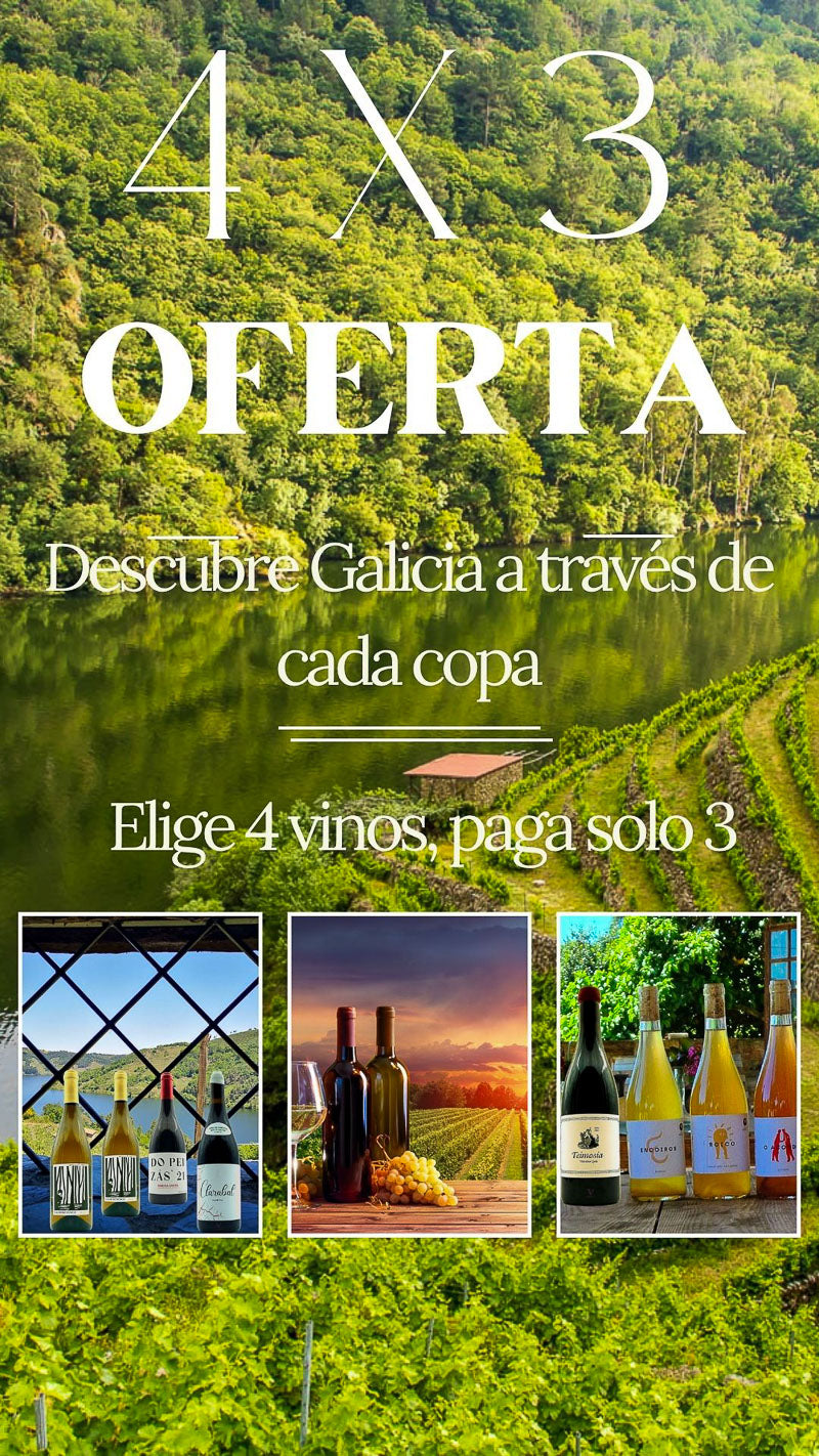 Oferta elige 4 vinos artesanales en toda la web de Vinnatura y paga sólo 3.
