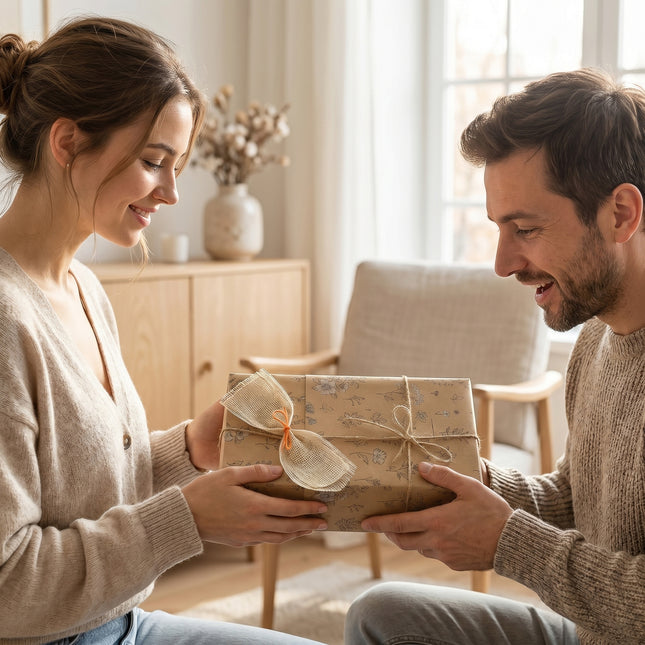 Caja regalo gourmet Lola entregada como detalle especial para una celebración familiar o agradecimiento