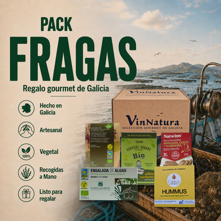 Regalo vegano de Galicia Fragas, iconos de calidad