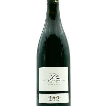 Botella de vino orgánico de Mencía, Julia Vinificación Singular.