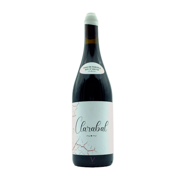 Botella de vino orgánico de Lagares de Clarabal en Galicia.