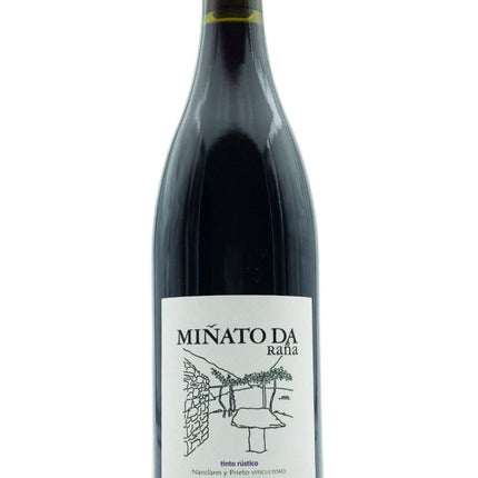 Botella de vino ecológico Miñato da Raña.
