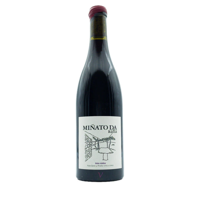 Botella de vino ecológico Miñato da Raña.
