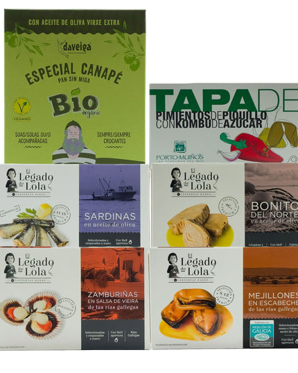 Pack Degustación Conservas Artesanales Gallegas