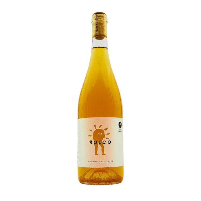 Botella de vino natural macerado con pieles, Roico