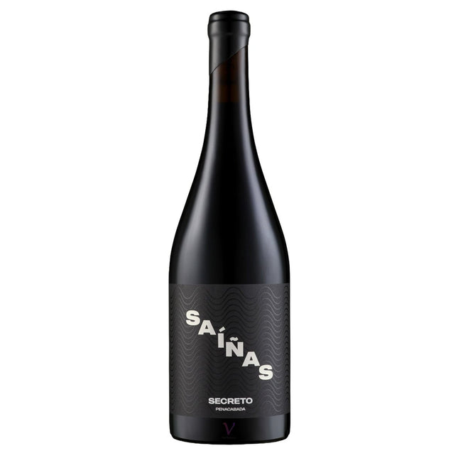 Botella de vino orgánico Saiñas Secreto.