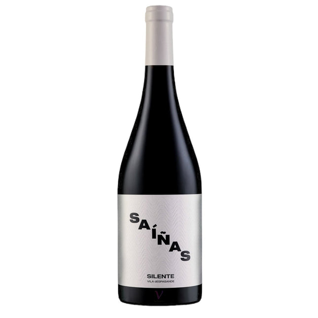 Botella de vino orgánico Silente de Ribeira Sacra.