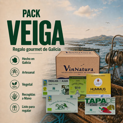 Regalo vegano de Galicia Veiga, iconos de calidad