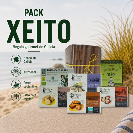 Regalo Gourmet de Galicia Xeito, iconos de calidad