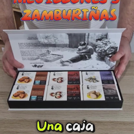 Caja imantada con conservas Gallegas de las Rías Baixas